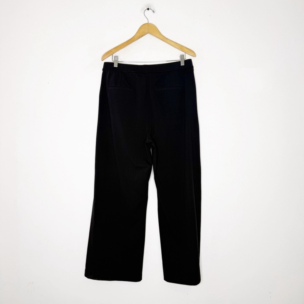 Halara Black Wide-Leg Pull-On Pants XL Regular Stretch High-Rise - Picture 3 of 7